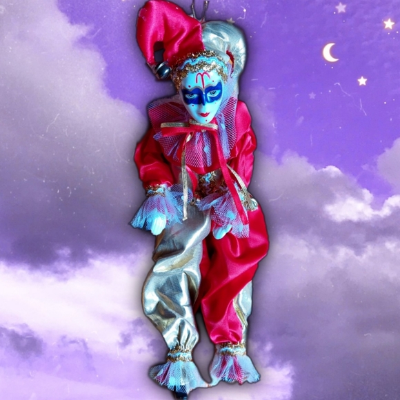 Accents Vintage Jester Porcelain Clown Doll Poshmark